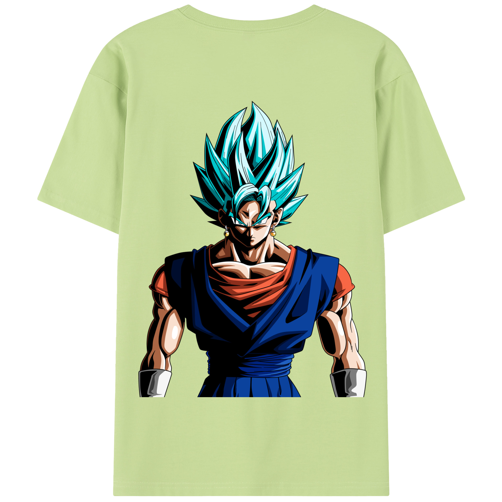 （画像用） ドラゴンボール ベジット DRAGON BALL Vegetto 綿100％半袖Tシャツ（背面プリント）